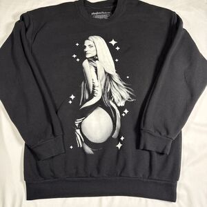 Meghan Trainor Timeless Tour 2024 Crewneck Sweatshirt M Black